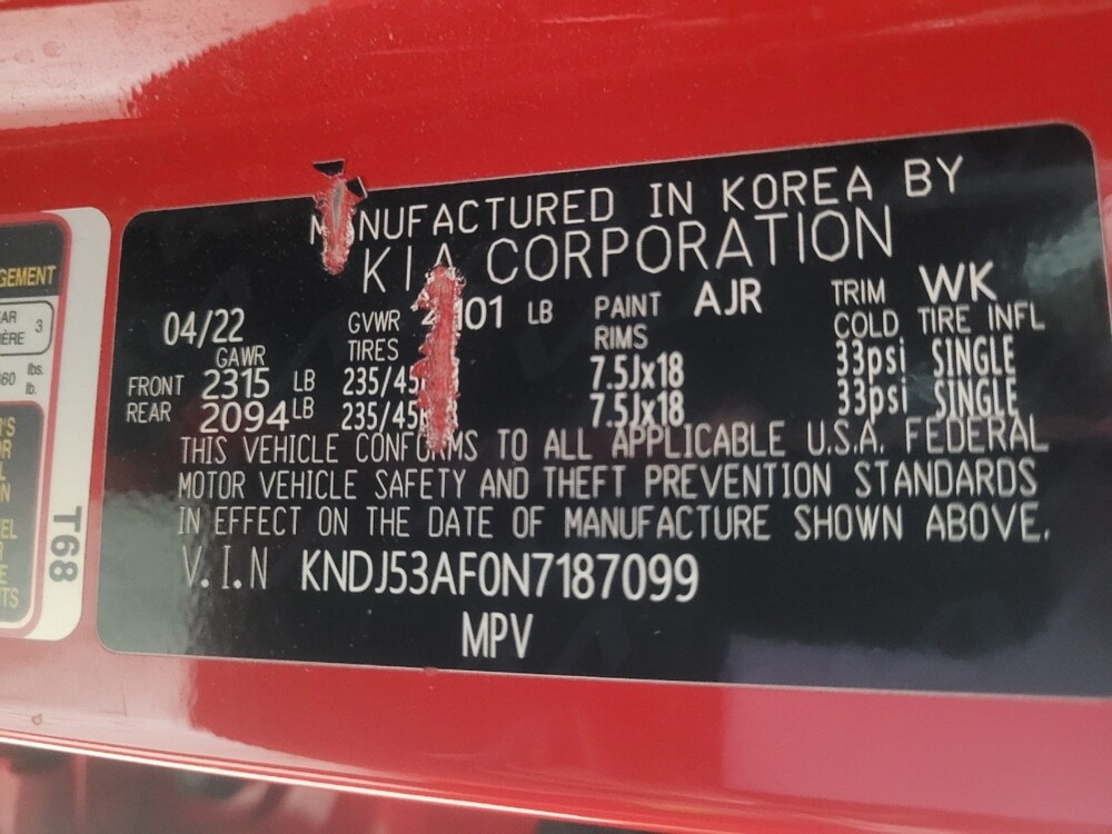 2022 Kia Soul in Knoxville, TN 37923 - 18092354 33