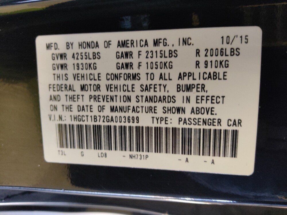 2016 Honda Accord in Chandler, AZ 85225 - 18092373 33