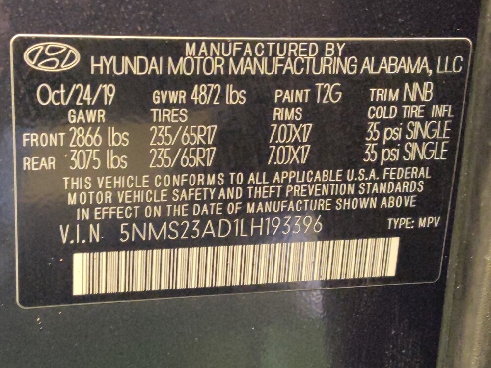 2020 Hyundai Santa Fe in Mesa, AZ 85210 - 18092377 33