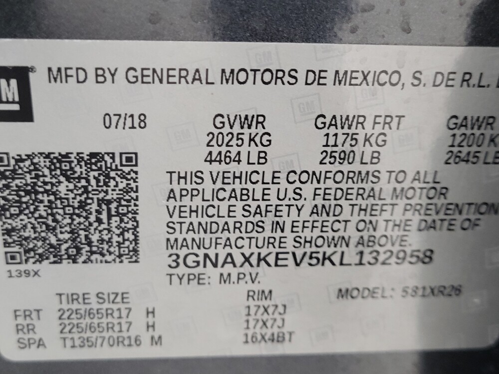 2019 Chevrolet Equinox in Las Vegas, NV 89104 - 18092397 33