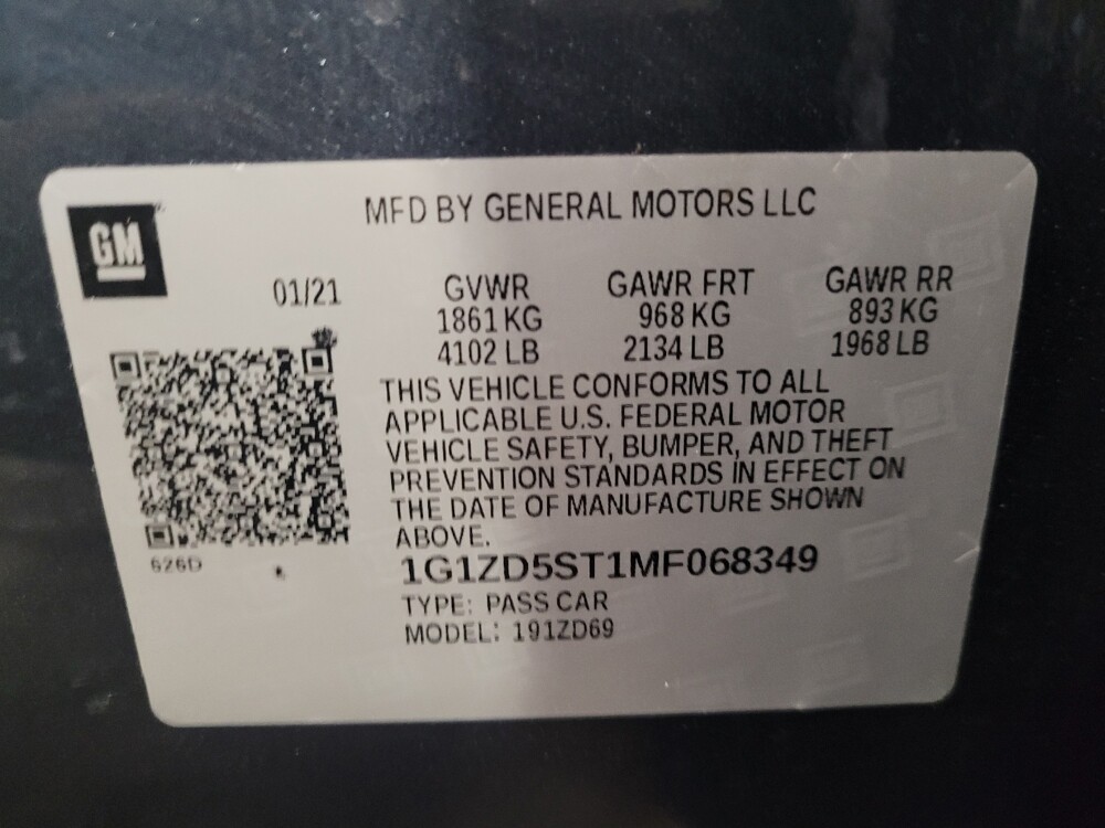 2021 Chevrolet Malibu in Mobile, AL 36606 - 18092406 33