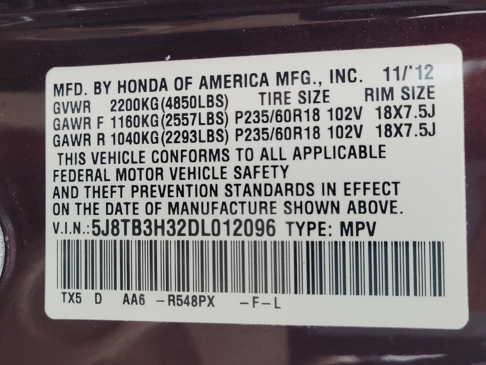 2013 Acura RDX in Kissimmee, FL 34744 - 18092414 33