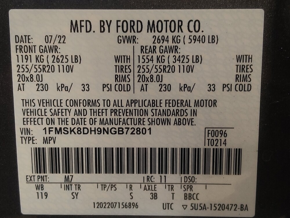 2022 Ford Explorer in Gainesville, FL 32609 - 18092417 33