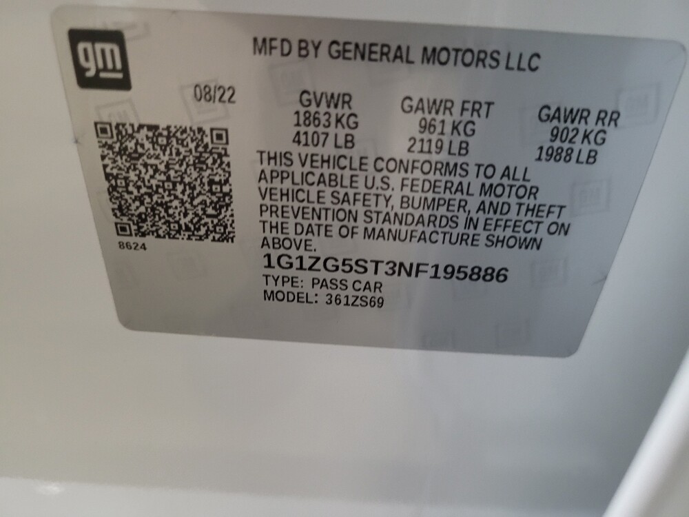 2022 Chevrolet Malibu in Temple Hills, MD 20746 - 18092486 33