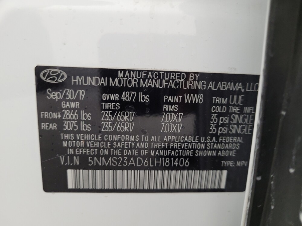 2020 Hyundai Santa Fe in Reno, NV 89502 - 18092489 33