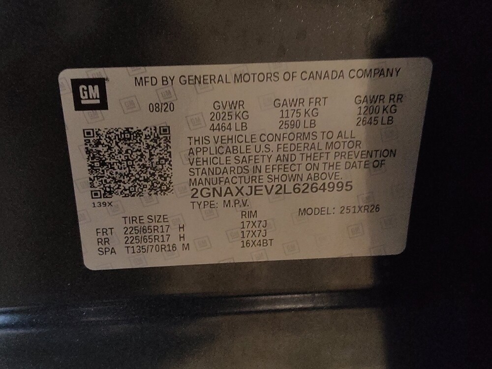 2020 Chevrolet Equinox in Gainesville, FL 32609 - 18092497 33