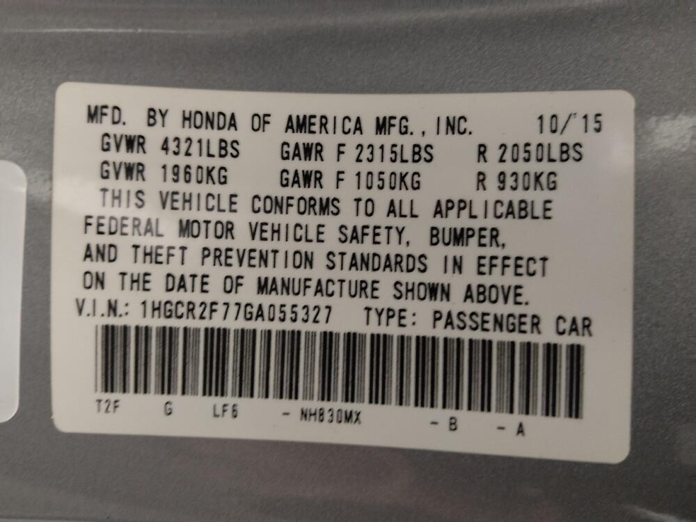 2016 Honda Accord in St. Louis, MO 63136 - 18092533 33