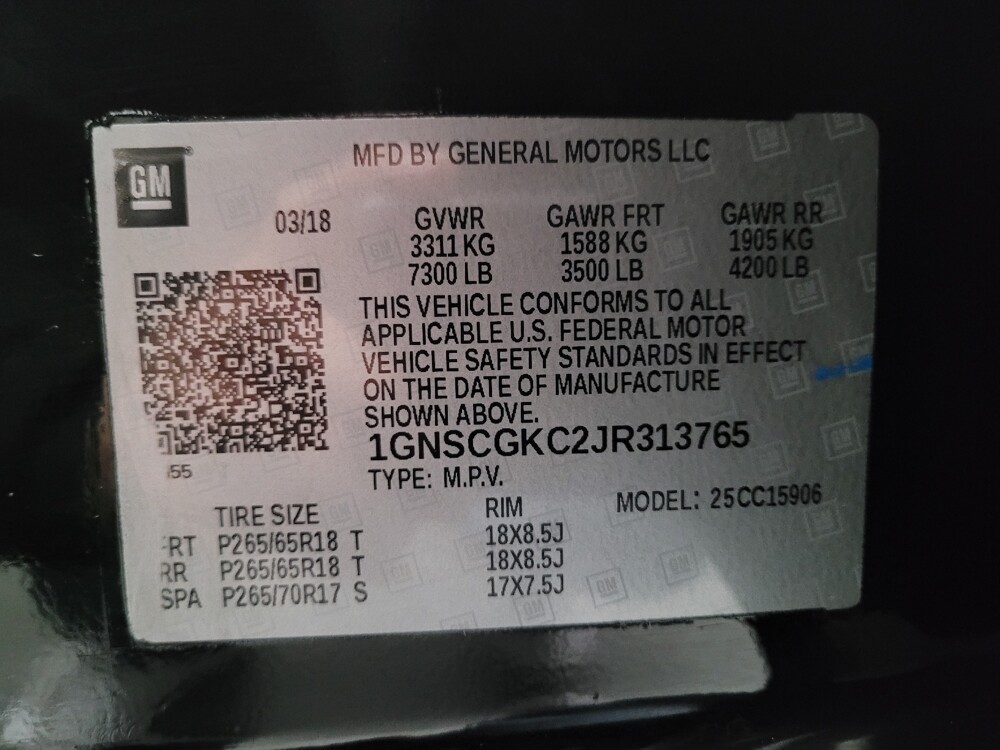 2018 Chevrolet Suburban in Riverside, CA 92504 - 18092540 33