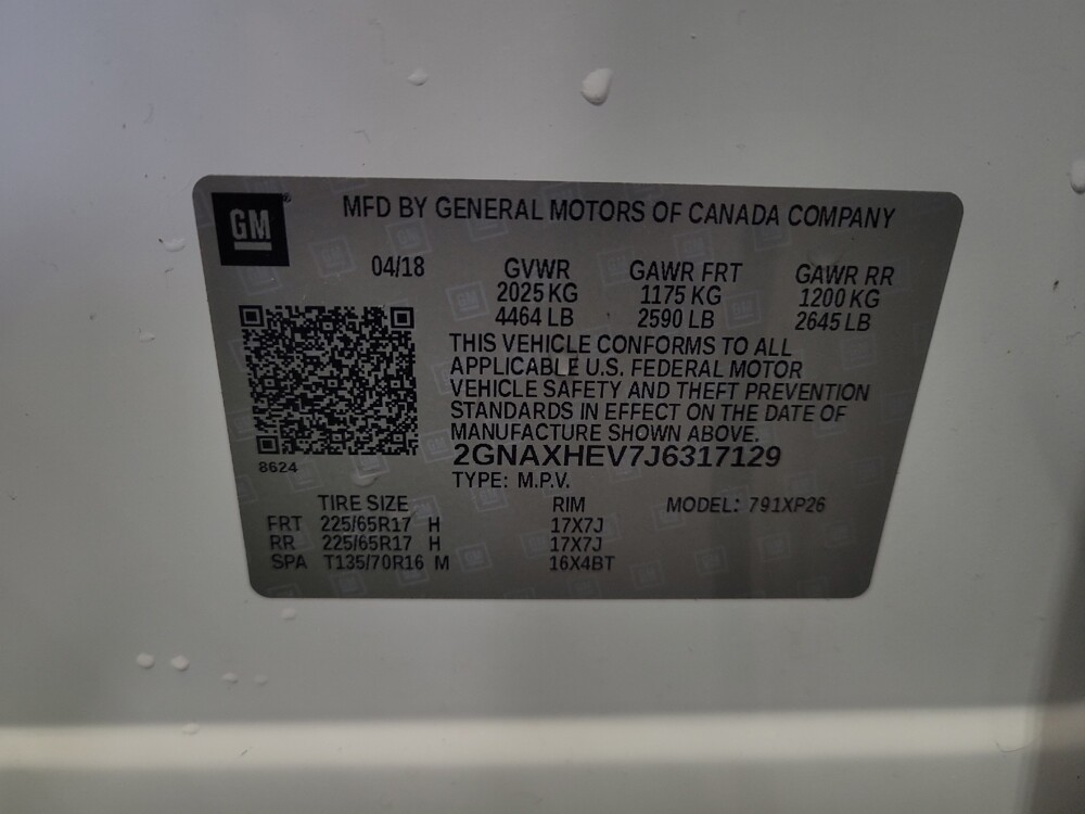 2018 Chevrolet Equinox in Louisville, KY 40258 - 18092548 33