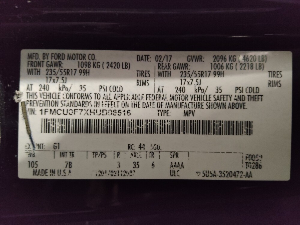 2017 Ford Escape in Augusta, GA 30907 - 18092558 33