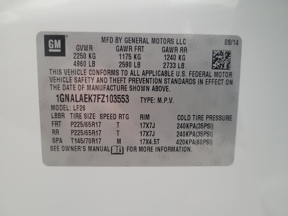 2015 Chevrolet Equinox in Riverside, CA 92504 - 18092621 33