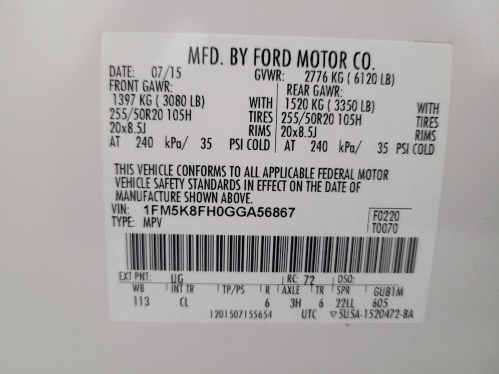 2016 Ford Explorer in Riverside, CA 92504 - 18092623 33