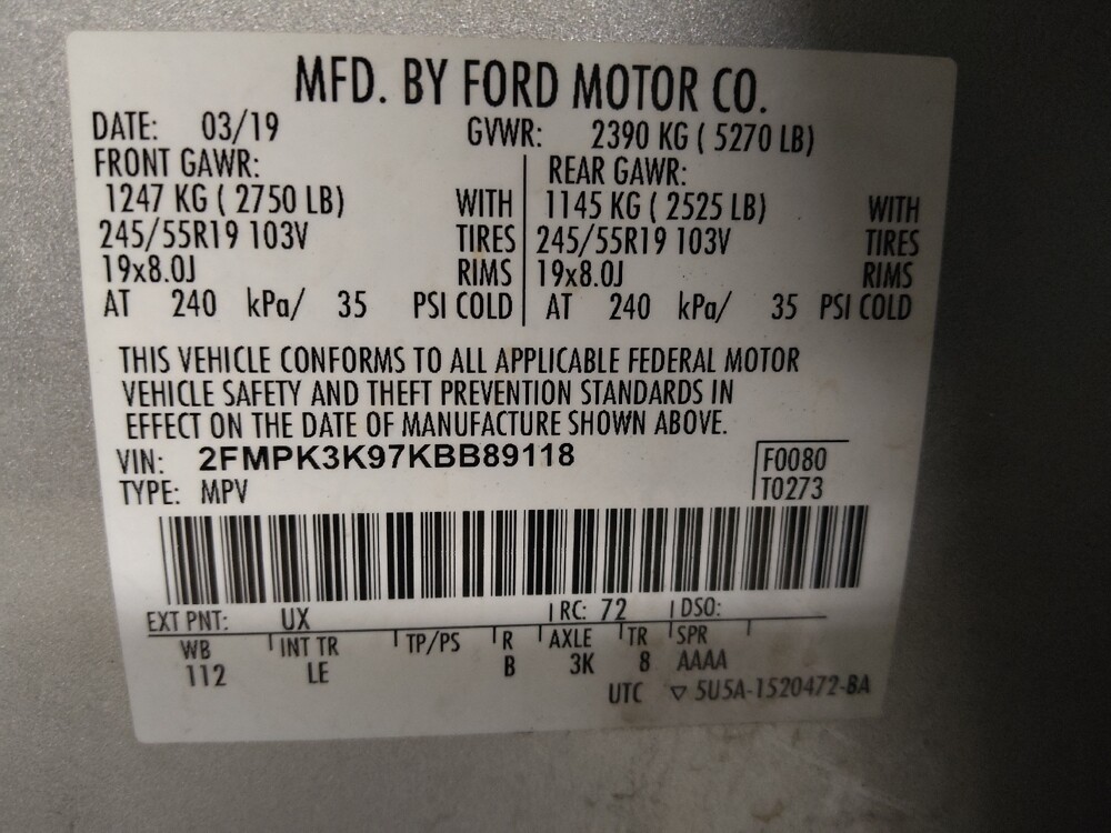 2019 Ford Edge in Pelham, AL 35124 - 18092632 33