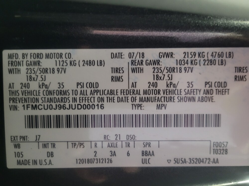 2018 Ford Escape in Pelham, AL 35124 - 18092641 33