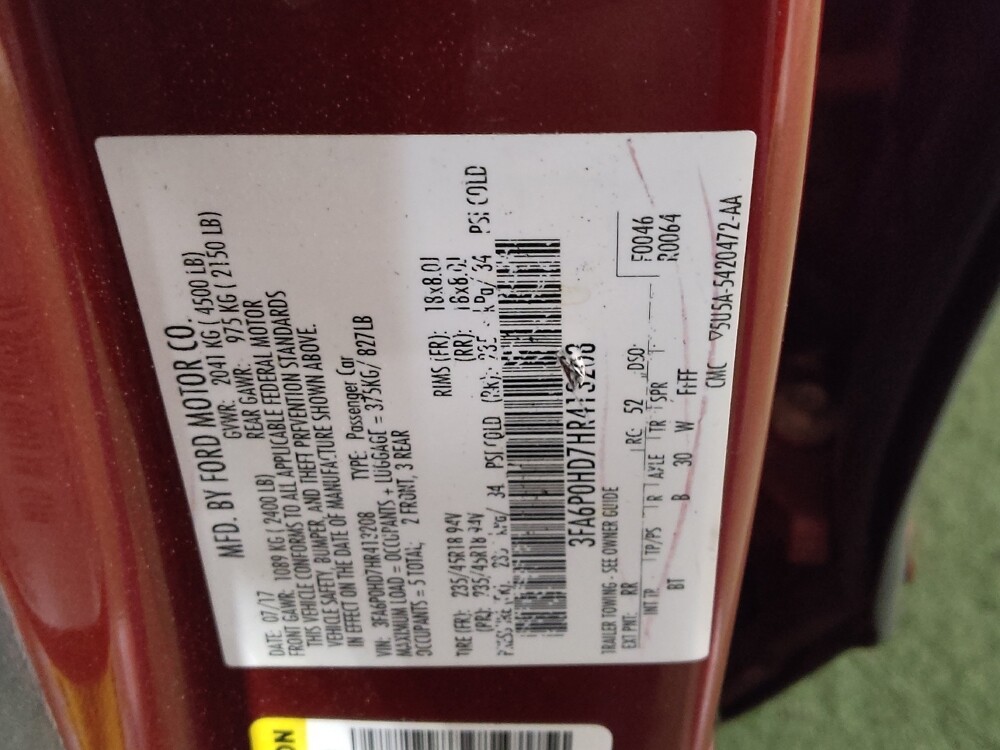 2017 Ford Fusion in Temple, TX 76502 - 18092666 33