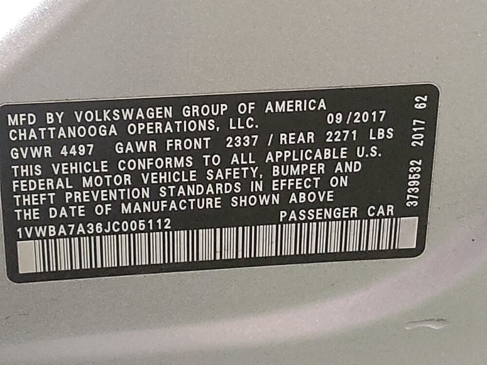 2018 Volkswagen Passat in Lubbock, TX 79424 - 18092679 33