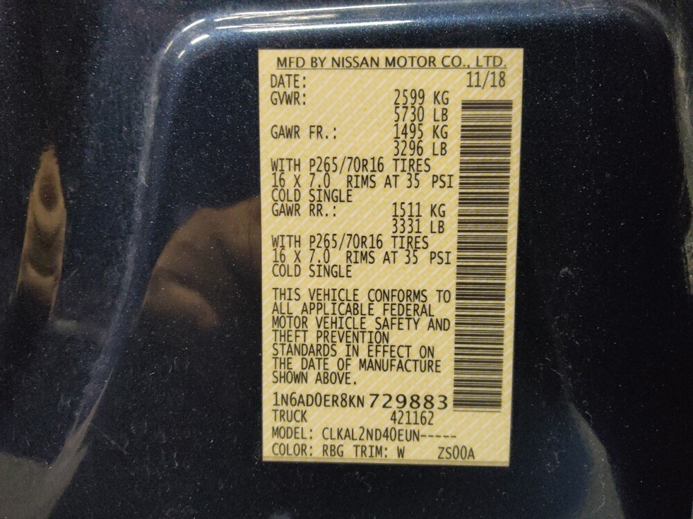 2019 Nissan Frontier in Glendale, AZ 85301 - 18092685 33