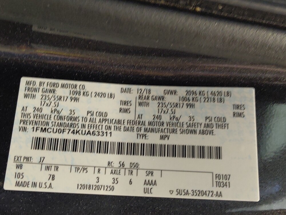 2019 Ford Escape in Albuquerque, NM 87113 - 18092686 33