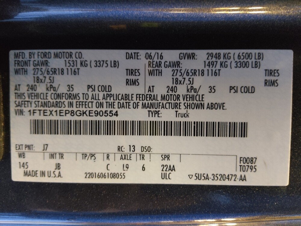 2016 Ford F150 in Tampa, FL 33619 - 18092693 33