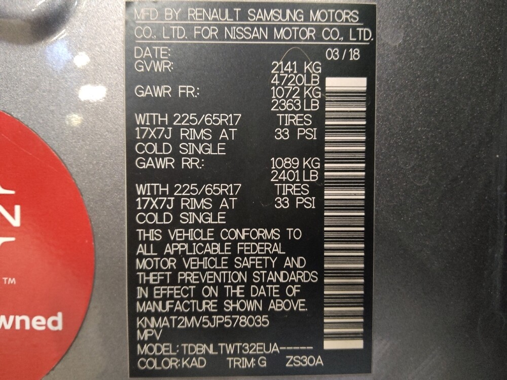 2018 Nissan Rogue in Lakeland, FL 33815 - 18092694 33