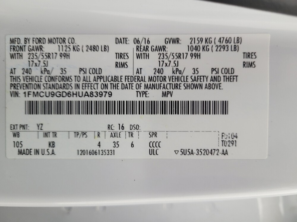 2017 Ford Escape in Raleigh, NC 27604 - 18092705 33