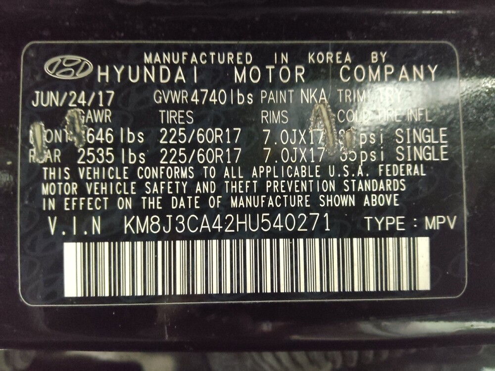 2017 Hyundai Tucson in Jacksonville, FL 32210 - 18092707 33