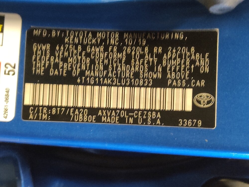 2020 Toyota Camry in Jacksonville, FL 32210 - 18092718 33