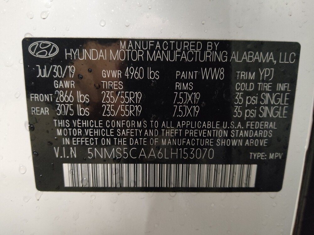 2020 Hyundai Santa Fe in Savannah, GA 31419 - 18092729 33