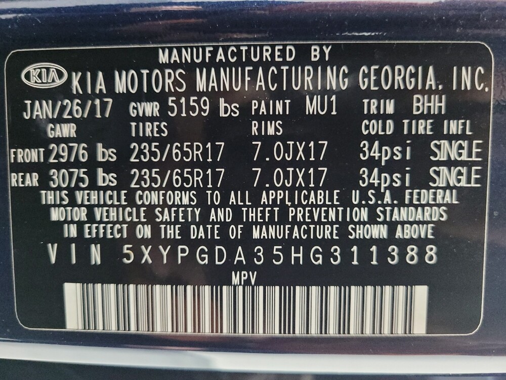 2017 Kia Sorento in Antioch, TN 37013 - 18092764 33