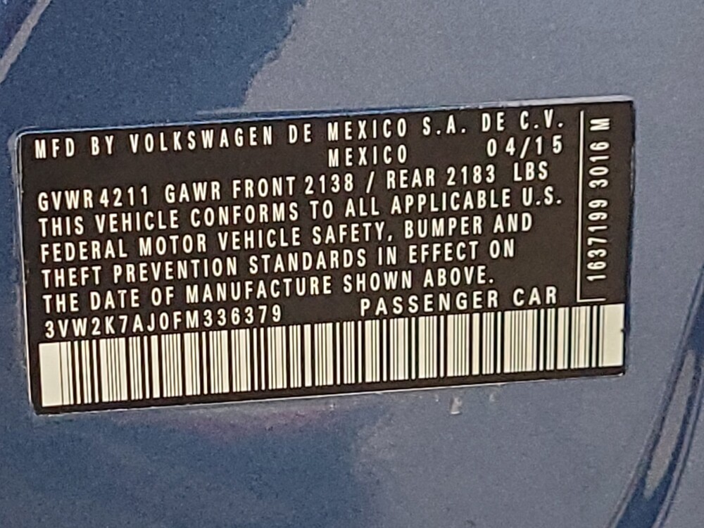 2015 Volkswagen Jetta in Memphis, TN 38115 - 18092766 33