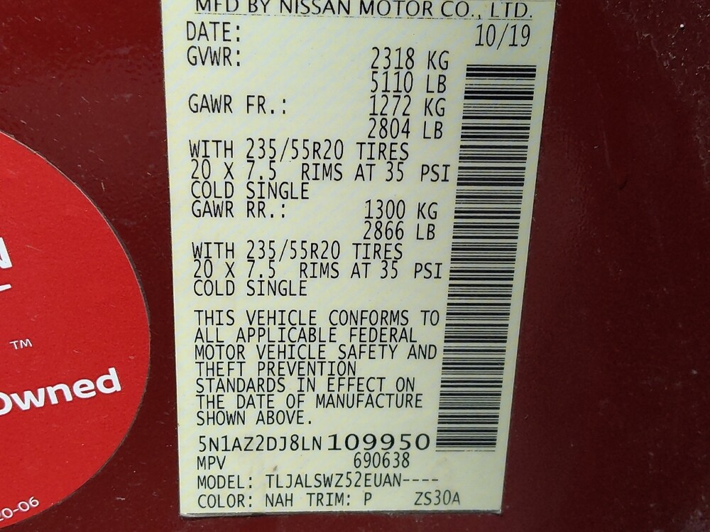 2020 Nissan Murano in Houston, TX 77074 - 18092780 33