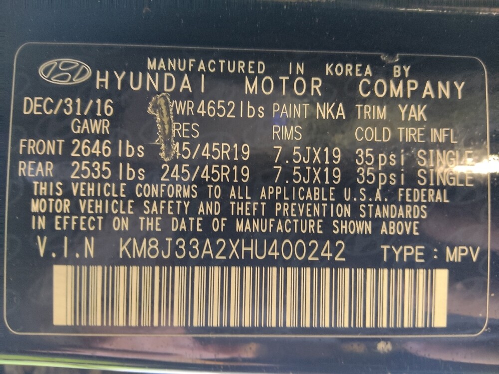 2017 Hyundai Tucson in Houston, TX 77074 - 18092782 33