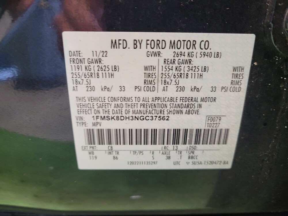 2022 Ford Explorer in Fairfield, OH 45014 - 18092792 33