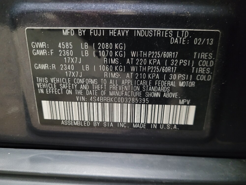 2013 Subaru Outback in Laurel, MD 20724 - 18092798 33