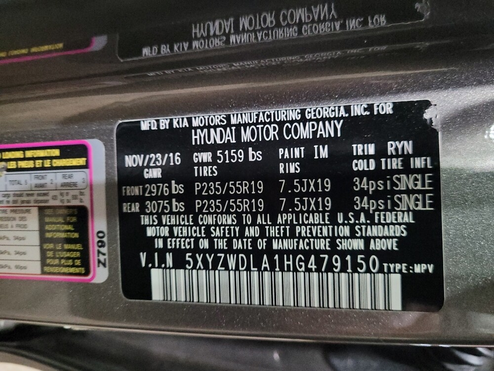 2017 Hyundai Santa Fe in Chesapeake, VA 23320 - 18092799 33