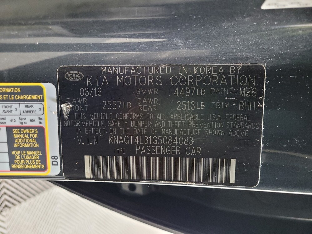 2016 Kia Optima in Pittsburgh, PA 15236 - 18092802 33