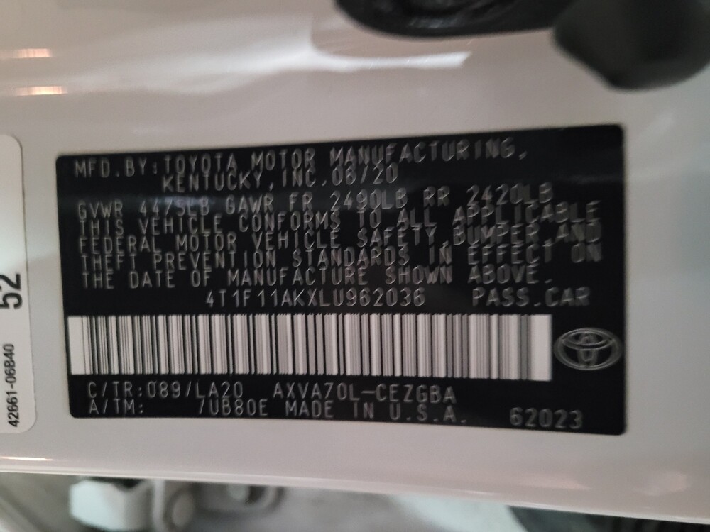 2020 Toyota Camry in Henrico, VA 23223 - 18092804 33