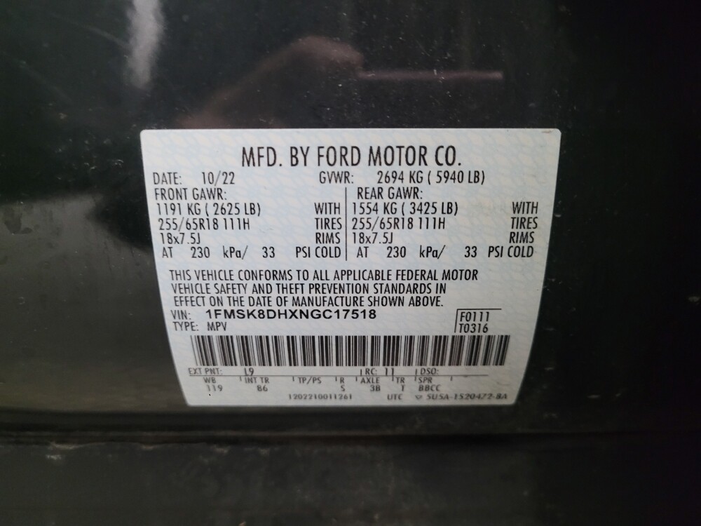 2022 Ford Explorer in Laurel, MD 20724 - 18092822 33