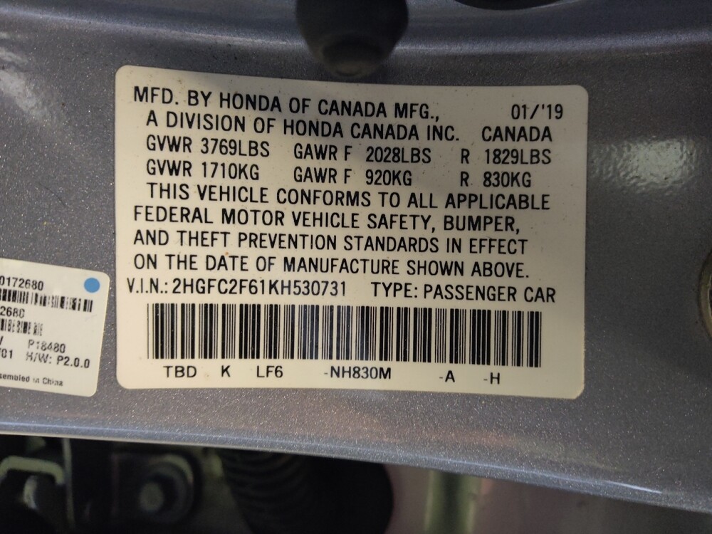 2019 Honda Civic in Albuquerque, NM 87113 - 18092856 33