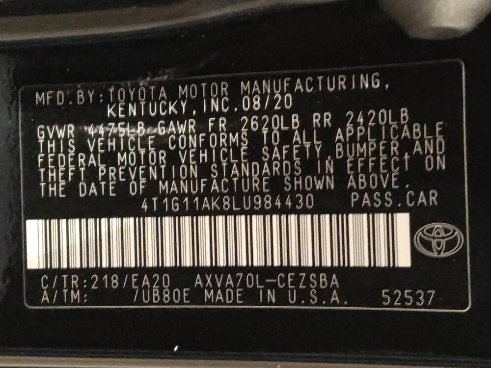 2020 Toyota Camry in Arlington, TX 76011 - 18092867 33