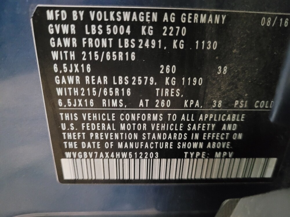 2017 Volkswagen Tiguan in New Castle, DE 19720 - 18092868 33