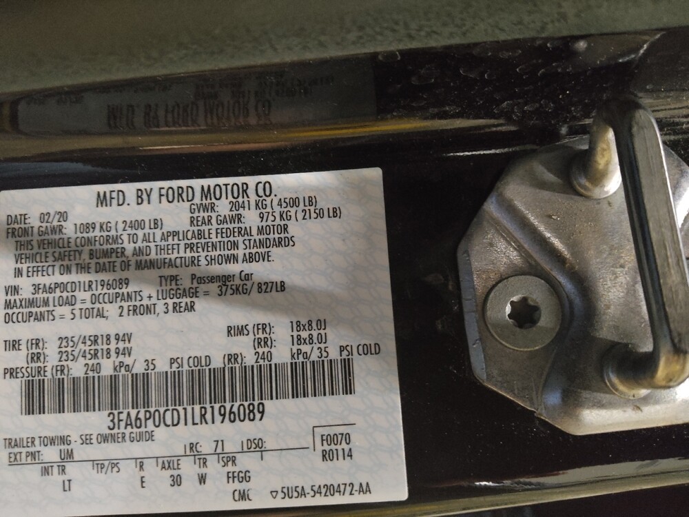 2020 Ford Fusion in Laurel, MD 20724 - 18092883 33