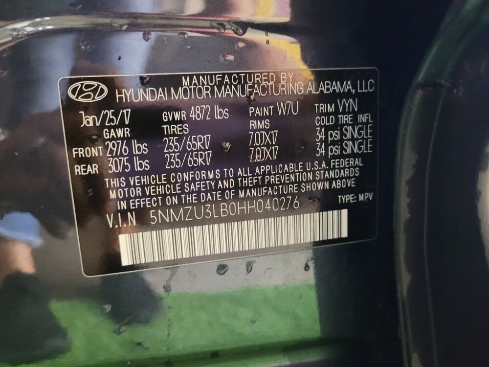 2017 Hyundai Santa Fe in Fayetteville, NC 28304 - 18092896 33