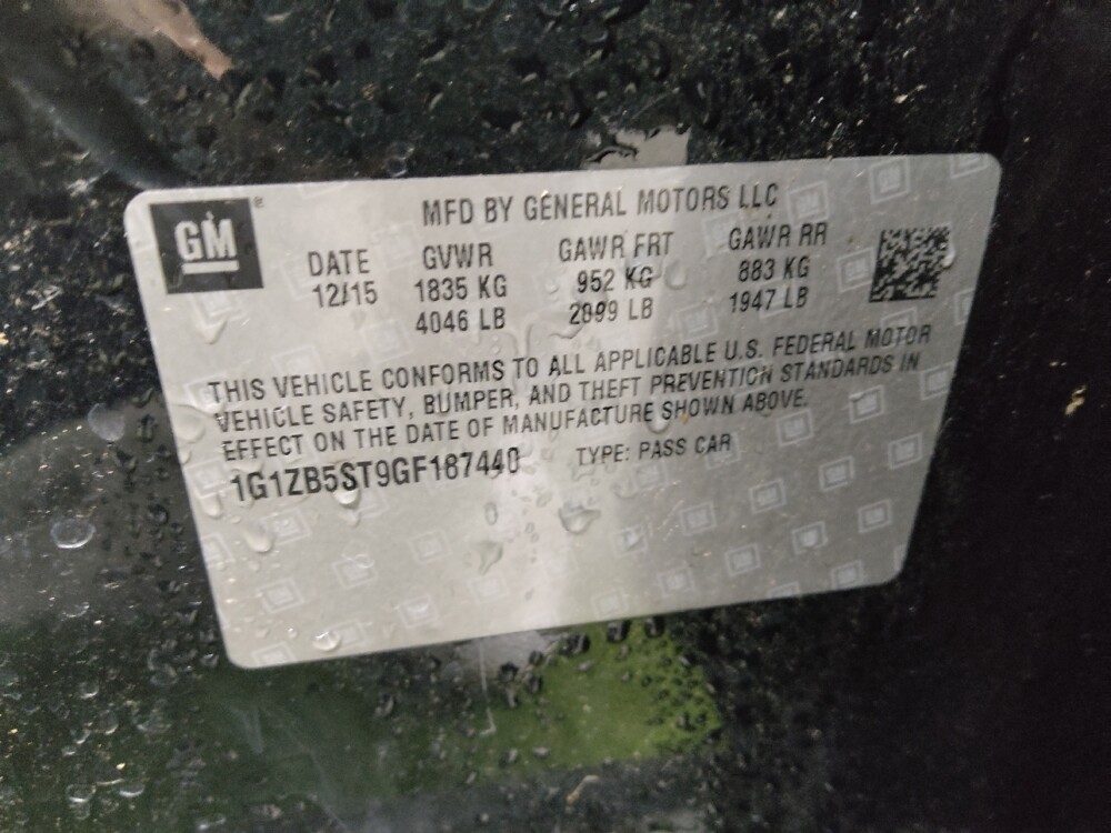 2016 Chevrolet Malibu in Union City, GA 30291 - 18092941 33