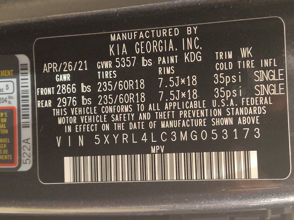 2021 Kia Sorento in El Paso, TX 79907 - 18092943 33