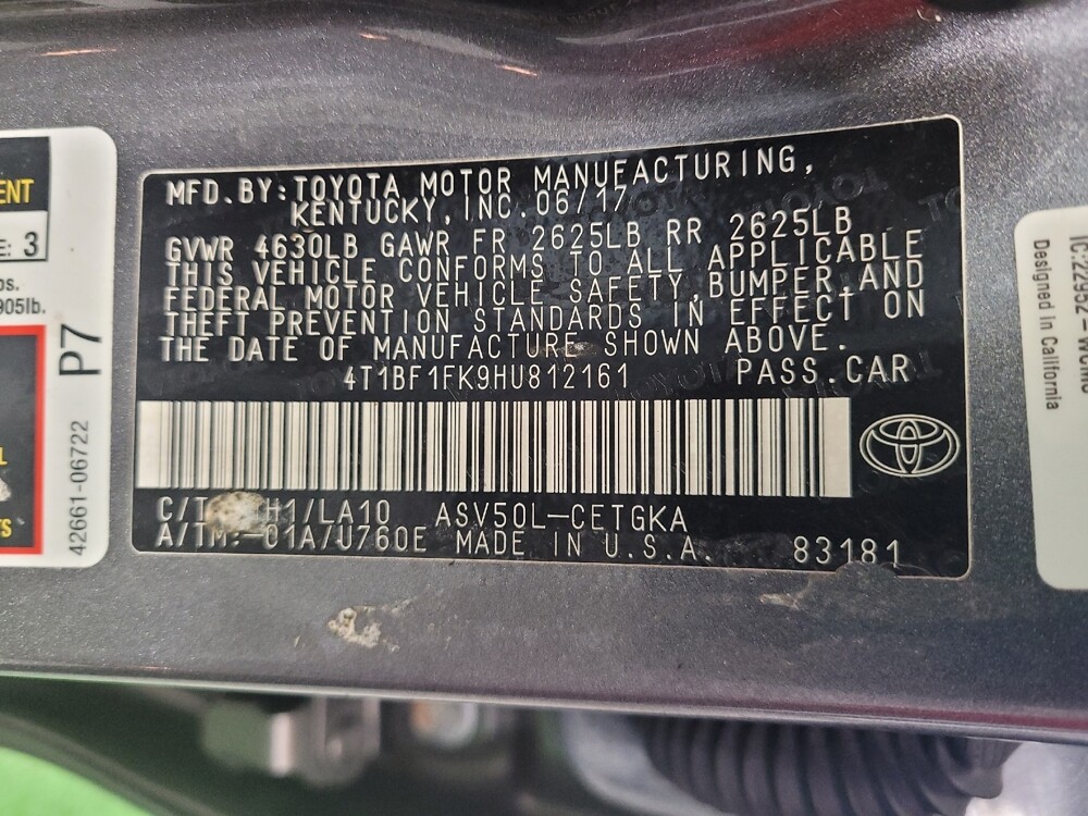 2017 Toyota Camry in Fairfield, OH 45014 - 18092991 33