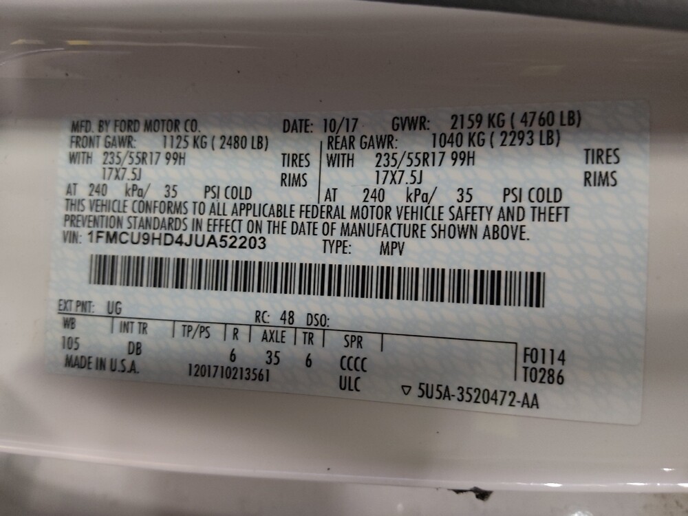 2018 Ford Escape in Clearwater, FL 33764 - 18093043 33