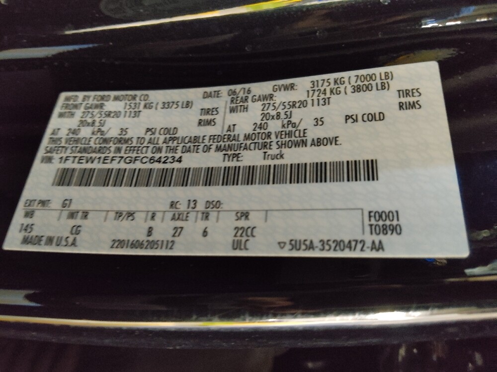 2016 Ford F150 in Union City, GA 30291 - 18093067 33