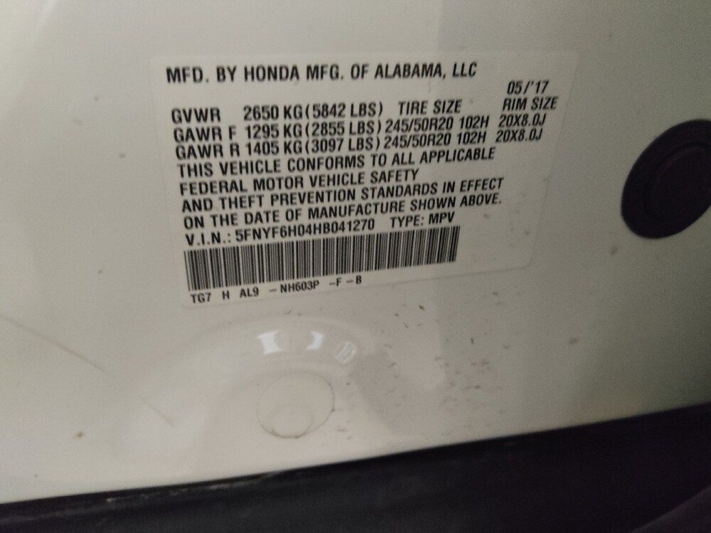 2017 Honda Pilot in Temple, TX 76502 - 18093076 33