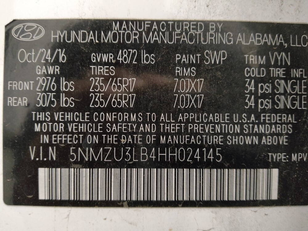 2017 Hyundai Santa Fe in Glendale, AZ 85301 - 18093090 33